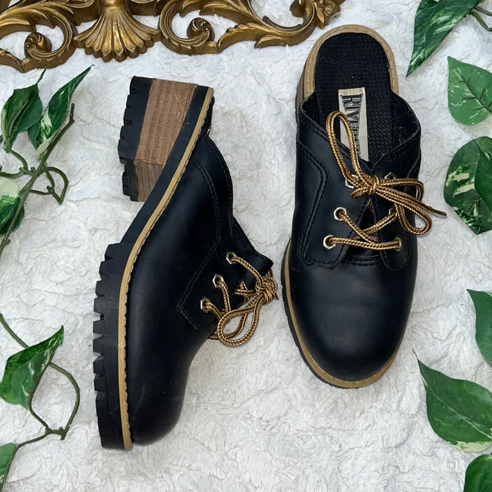 Y2K 90s Clog Mule Shoes